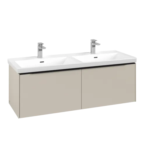 VILLEROY BOCH Subway 3.0 Vanity unit, 2 výsuvy, 1272 x 429 x 478 mm, Cashmere Grey #C56701VN