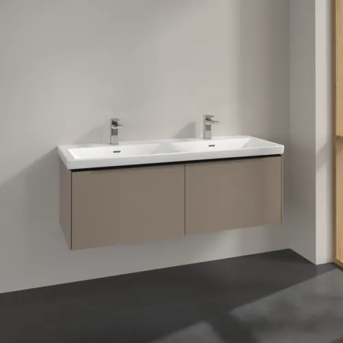 VILLEROY BOCH Subway 3.0 Vanity unit, 2 výsuvy, 1272 x 429 x 478 mm, taupe #C56701VM, obrázek 2