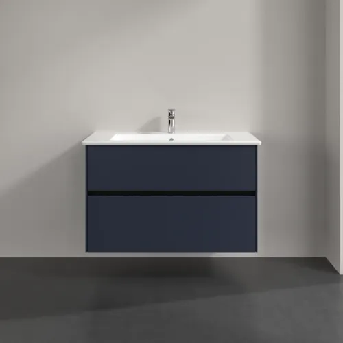 VILLEROY BOCH Toaletní skříňka Collaro, 2 zásuvky, 961 x 610 x 480 mm, Marine Blue #C14500VQ, obrázek 3