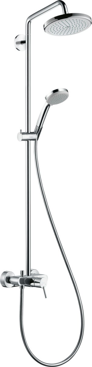 HANSGROHE Croma Showerpipe 220 1jet s pákovou baterií #27222000 - chrom