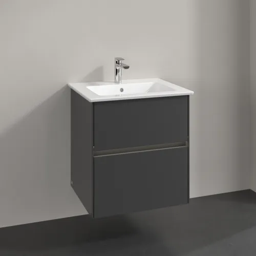 VILLEROY BOCH Toaletní skříňka Collaro, s osvětlením, 2 výsuvy, 561 x 610 x 480 mm, grafitová barva #C142B0VR, obrázek 2