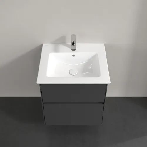 VILLEROY BOCH Toaletní skříňka Collaro, s osvětlením, 2 výsuvy, 561 x 610 x 480 mm, grafitová barva #C142B0VR, obrázek 4