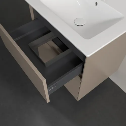 VILLEROY BOCH Toaletní skříňka Collaro, s osvětlením, 2 výsuvy, 561 x 610 x 480 mm, taupe #C142B0VM, obrázek 8
