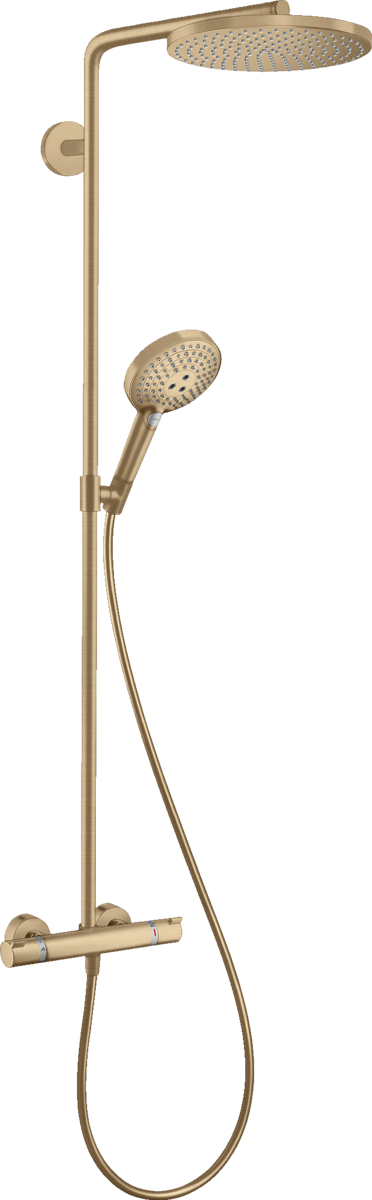 HANSGROHE Raindance Select S Showerpipe 240 1jet PowderRain s termostatem kartáčovaný bronz 27633140