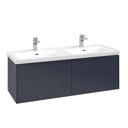 VILLEROY BOCH Subway 3.0 Vanity unit, 2 výsuvy, 1272 x 429 x 478 mm, Marine Blue #C56702VQ