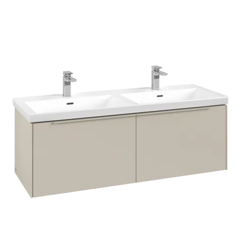 VILLEROY BOCH Subway 3.0 Vanity unit, 2 výsuvy, 1272 x 429 x 478 mm, Cashmere Grey #C56702VN
