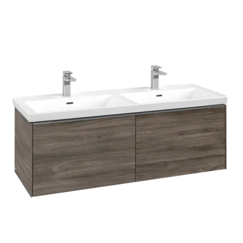 VILLEROY BOCH Subway 3.0 Vanity unit, 2 výsuvy, 1272 x 429 x 478 mm, Stone Oak #C56700RK