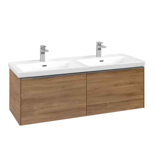 VILLEROY BOCH Subway 3.0 Vanity unit, 2 výsuvy, 1272 x 429 x 478 mm, dub Kansas #C56700RH