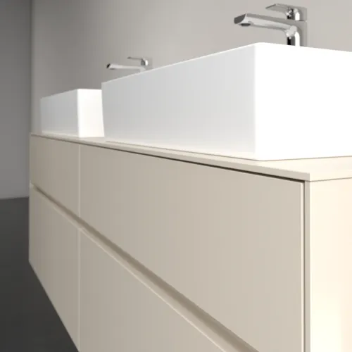 VILLEROY BOCH Toaletní skříňka Collaro, 4 výsuvy, 1600 x 548 x 500 mm, Cashmere Grey / Cashmere Grey #C13700VN, obrázek 5