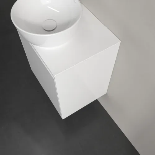 VILLEROY BOCH Toaletní skříňka Collaro, 1 dvířka, 500 x 548 x 380 mm, lesklá bílá / lesklá bílá #C14900DH, obrázek 6