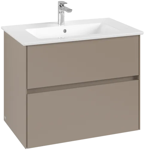 VILLEROY BOCH Toaletní skříňka Collaro, 2 výsuvy, 761 x 610 x 480 mm, taupe #C14400VM