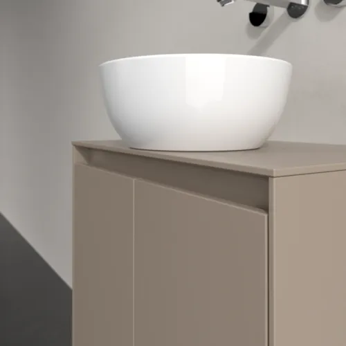 VILLEROY BOCH Toaletní skříňka Collaro, 2 dveře, 600 x 548 x 380 mm, taupe / taupe #C15000VM, obrázek 5