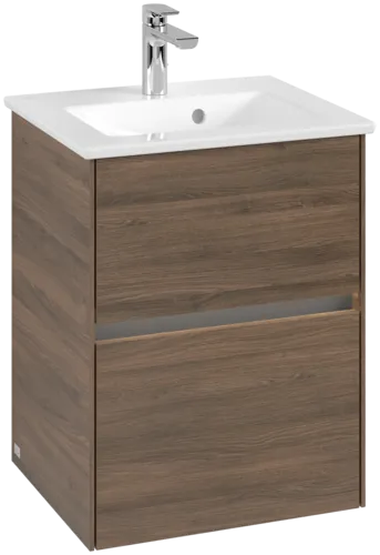 VILLEROY BOCH Toaletní skříňka Collaro, s osvětlením, 2 výsuvy, 472 x 609,5 x 404 mm, dub Arizona #C141B0VH