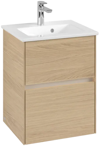 VILLEROY BOCH Toaletní skříňka Collaro, s osvětlením, 2 výsuvy, 472 x 609,5 x 404 mm, severský dub #C141B0VJ