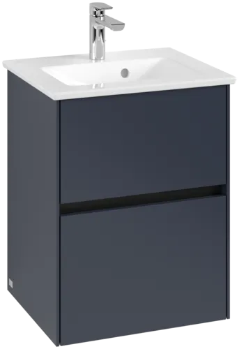 VILLEROY BOCH Toaletní skříňka Collaro, s osvětlením, 2 výsuvy, 472 x 609,5 x 404 mm, Marine Blue #C141B0VQ
