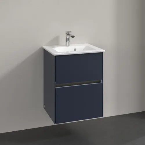 VILLEROY BOCH Toaletní skříňka Collaro, s osvětlením, 2 výsuvy, 472 x 609,5 x 404 mm, Marine Blue #C141B0VQ, obrázek 2
