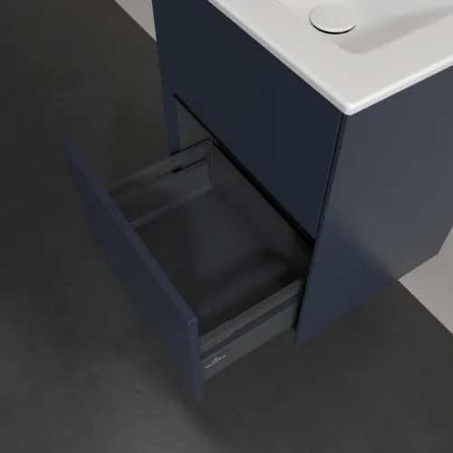 VILLEROY BOCH Toaletní skříňka Collaro, s osvětlením, 2 výsuvy, 472 x 609,5 x 404 mm, Marine Blue #C141B0VQ, obrázek 7