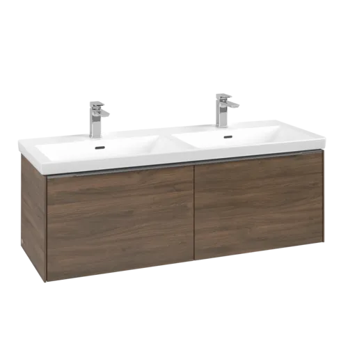 VILLEROY BOCH Subway 3.0 Vanity unit, 2 výsuvy, 1272 x 429 x 478 mm, Arizona Oak #C56700VH