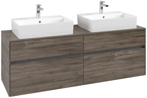 VILLEROY BOCH Toaletní skříňka Collaro, 4 výsuvy, 1600 x 548 x 500 mm, Kamenný dub / Kamenný dub #C13700RK