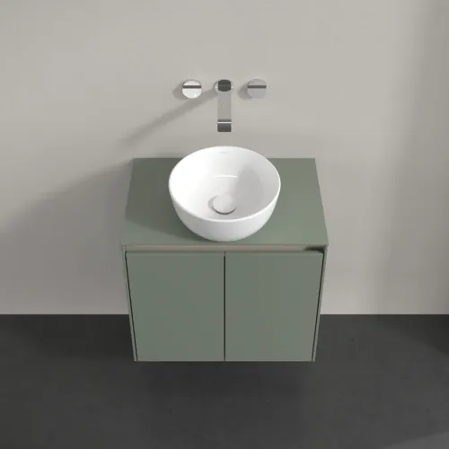 VILLEROY BOCH Toaletní skříňka Collaro, 2 dvířka, 600 x 548 x 380 mm, Soft Green / Soft Green #C15000AF, obrázek 4