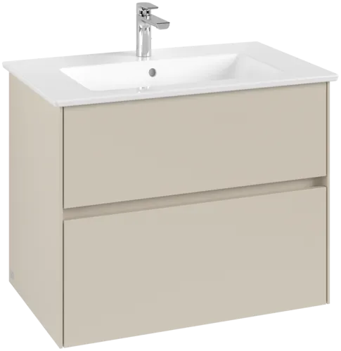 VILLEROY BOCH Toaletní skříňka Collaro, s osvětlením, 2 výsuvy, 761 x 610 x 480 mm, Cashmere Grey #C144B0VN