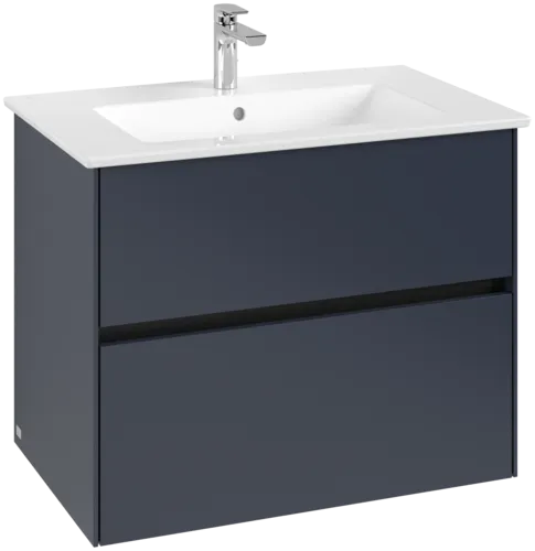 VILLEROY BOCH Umyvadlová skříňka Collaro, s osvětlením, 2 výsuvy, 761 x 610 x 480 mm, Marine Blue #C144B0VQ
