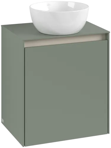 VILLEROY BOCH Toaletní skříňka Collaro, 1 dvířka, 500 x 548 x 380 mm, Soft Green / Soft Green #C14900AF