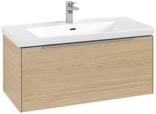 VILLEROY BOCH Subway 3.0 Vanity unit, s osvětlením, 1 zásuvka, 973 x 429 x 478 mm, dub severský #C569L0VJ