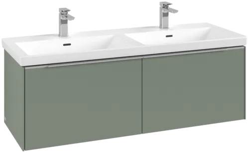 VILLEROY BOCH Subway 3.0 Vanity unit, 2 výsuvy, 1272 x 429 x 478 mm, Soft Green #C56700AF