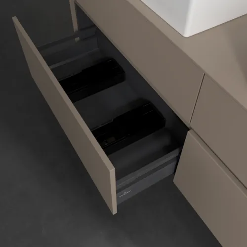VILLEROY BOCH Toaletní skříňka Collaro, s osvětlením, 4 výsuvy, 1600 x 548 x 500 mm, taupe / taupe #C137B0VM, obrázek 7