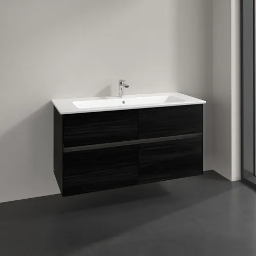 VILLEROY BOCH Toaletní skříňka Collaro, s osvětlením, 4 výsuvy, 1161 x 610 x 480 mm, černý dub #C146B0AB, obrázek 2