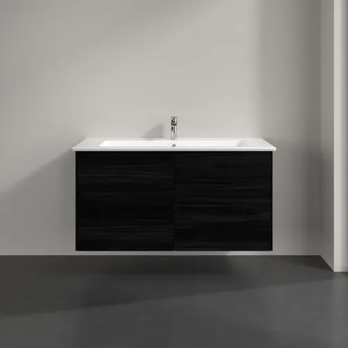 VILLEROY BOCH Toaletní skříňka Collaro, s osvětlením, 4 výsuvy, 1161 x 610 x 480 mm, černý dub #C146B0AB, obrázek 3