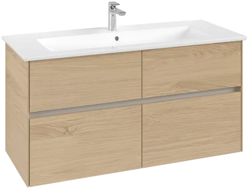 VILLEROY BOCH Toaletní skříňka Collaro, 4 výsuvy, 1161 x 610 x 480 mm, severský dub #C14600VJ