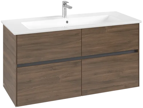 VILLEROY BOCH Toaletní skříňka Collaro, 4 výsuvy, 1161 x 610 x 480 mm, dub Arizona #C14600VH