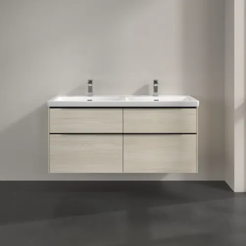 VILLEROY BOCH Subway 3.0 Vanity unit, 4 výsuvy, 1272 x 576 x 478 mm, bílý dub #C56801AA, obrázek 3