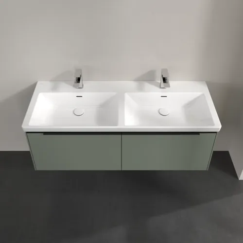VILLEROY BOCH Subway 3.0 Vanity unit, 2 výsuvy, 1272 x 429 x 478 mm, Soft Green #C56701AF, obrázek 4