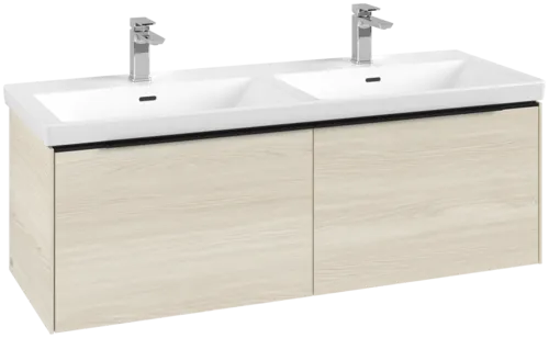 VILLEROY BOCH Subway 3.0 Vanity unit, 2 výsuvy, 1272 x 429 x 478 mm, bílý dub #C56701AA