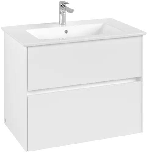 VILLEROY BOCH Toaletní skříňka Collaro, 2 výsuvy, 761 x 610 x 480 mm, bílá matná #C14400MS