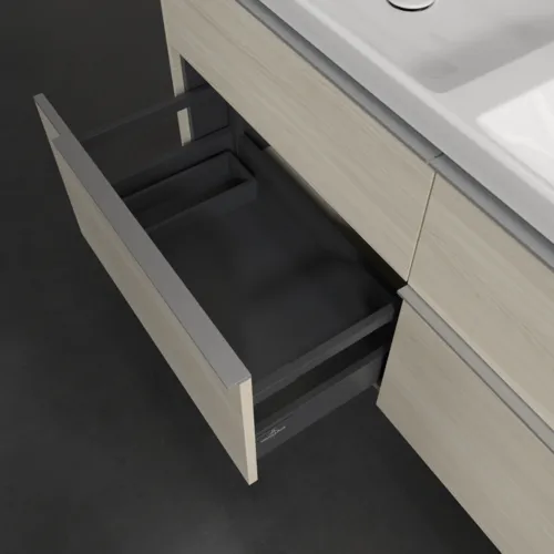 VILLEROY BOCH Subway 3.0 Vanity unit, 4 výsuvy, 1272 x 576 x 478 mm, bílý dub #C56800AA, obrázek 6