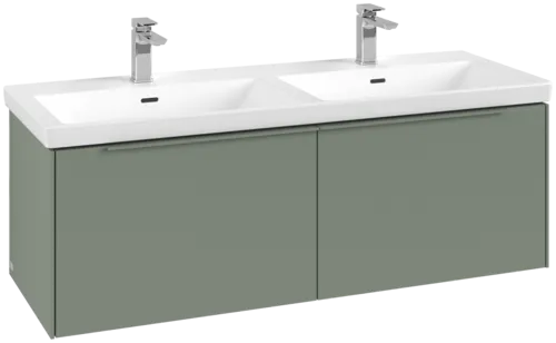 VILLEROY BOCH Subway 3.0 Vanity unit, 2 výsuvy, 1272 x 429 x 478 mm, Soft Green #C56702AF