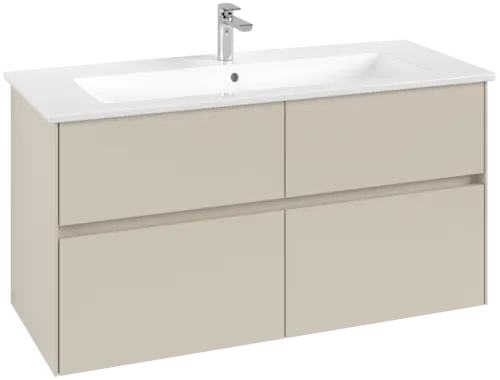 VILLEROY BOCH Toaletní skříňka Collaro, s osvětlením, 4 výsuvy, 1161 x 610 x 480 mm, Cashmere Grey #C146B0VN