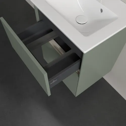 VILLEROY BOCH Toaletní skříňka Collaro, s osvětlením, 2 výsuvy, 472 x 609,5 x 404 mm, Soft Green #C141B0AF, obrázek 8