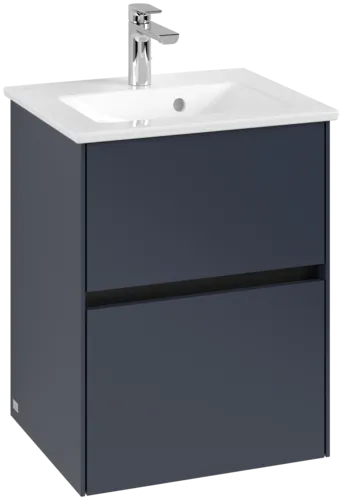 VILLEROY BOCH Toaletní skříňka Collaro, 2 výsuvy, 472 x 609,5 x 404 mm, Marine Blue #C14100VQ