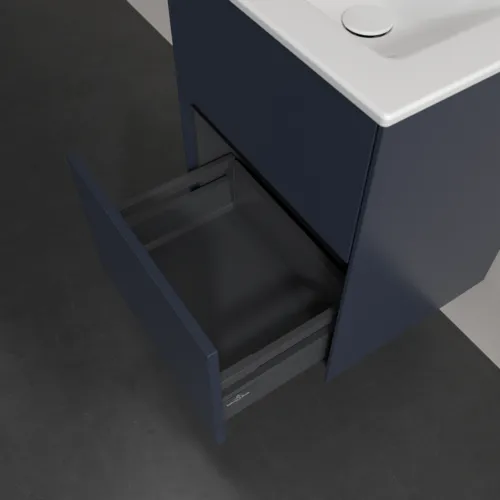 VILLEROY BOCH Toaletní skříňka Collaro, 2 výsuvy, 472 x 609,5 x 404 mm, Marine Blue #C14100VQ, obrázek 6
