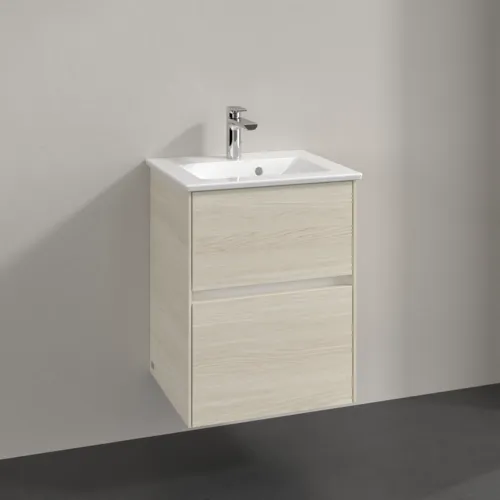 VILLEROY BOCH Toaletní skříňka Collaro, s osvětlením, 2 výsuvy, 472 x 609,5 x 404 mm, bílý dub #C141B0AA, obrázek 2