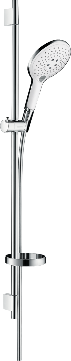 HANSGROHE Sprchový set Raindance Select S 150 3jet se sprchovou tyčí 90 cm a mýdlenkou #27803400 - bílá/chromová