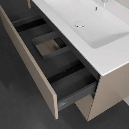 VILLEROY BOCH Toaletní skříňka Collaro, s osvětlením, 2 výsuvy, 961 x 610 x 480 mm, taupe #C145B0VM, obrázek 8