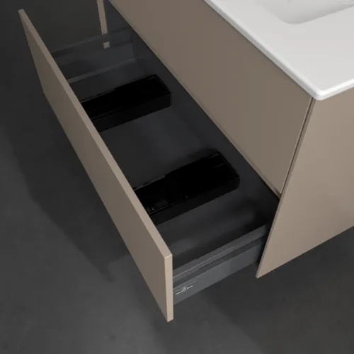 VILLEROY BOCH Toaletní skříňka Collaro, s osvětlením, 2 výsuvy, 961 x 610 x 480 mm, taupe #C145B0VM, obrázek 7