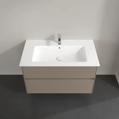 VILLEROY BOCH Toaletní skříňka Collaro, s osvětlením, 2 výsuvy, 961 x 610 x 480 mm, taupe #C145B0VM, obrázek 4