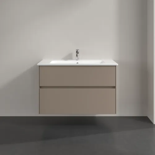 VILLEROY BOCH Toaletní skříňka Collaro, s osvětlením, 2 výsuvy, 961 x 610 x 480 mm, taupe #C145B0VM, obrázek 3